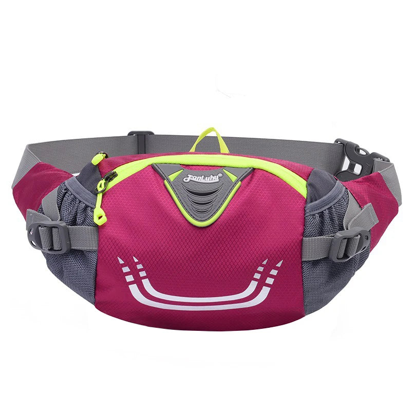 Outdoor Waist Bag for Bike Riding, Cycling, Running, Fishing, Hiking - Fanny Pack with Water Bottle Pocket for Sports and Fitness