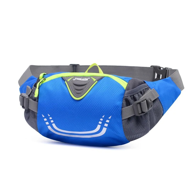 Outdoor Waist Bag for Bike Riding, Cycling, Running, Fishing, Hiking - Fanny Pack with Water Bottle Pocket for Sports and Fitness