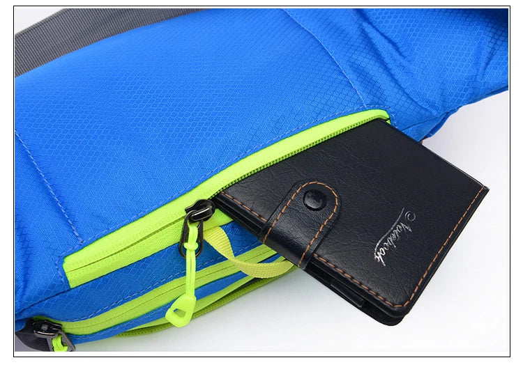 Outdoor Waist Bag for Bike Riding, Cycling, Running, Fishing, Hiking - Fanny Pack with Water Bottle Pocket for Sports and Fitness