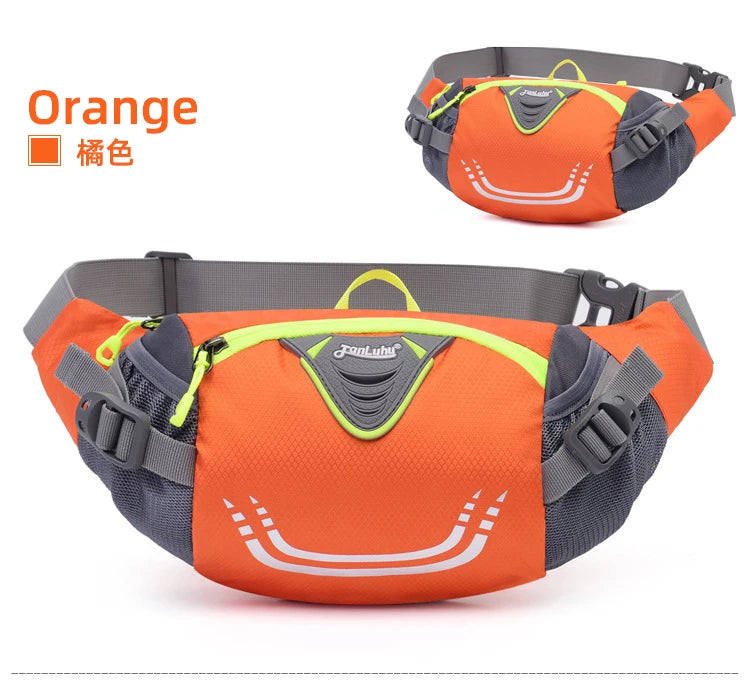 Outdoor Waist Bag for Bike Riding, Cycling, Running, Fishing, Hiking - Fanny Pack with Water Bottle Pocket for Sports and Fitness