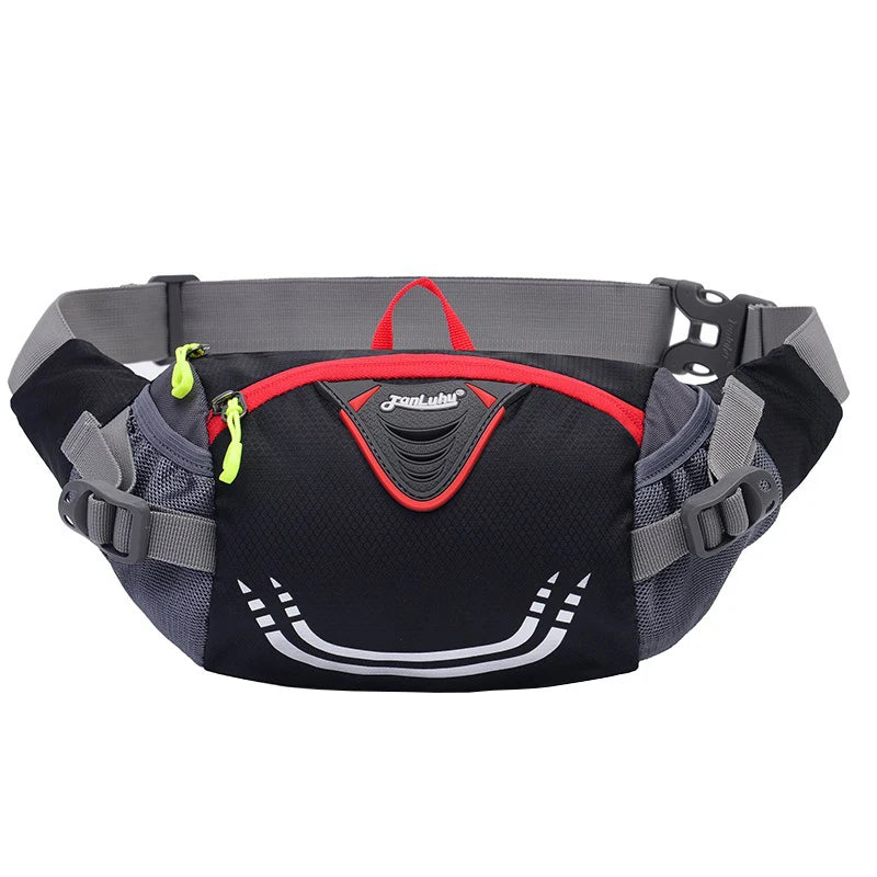 Outdoor Waist Bag for Bike Riding, Cycling, Running, Fishing, Hiking - Fanny Pack with Water Bottle Pocket for Sports and Fitness