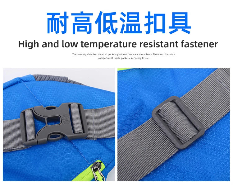 Outdoor Waist Bag for Bike Riding, Cycling, Running, Fishing, Hiking - Fanny Pack with Water Bottle Pocket for Sports and Fitness