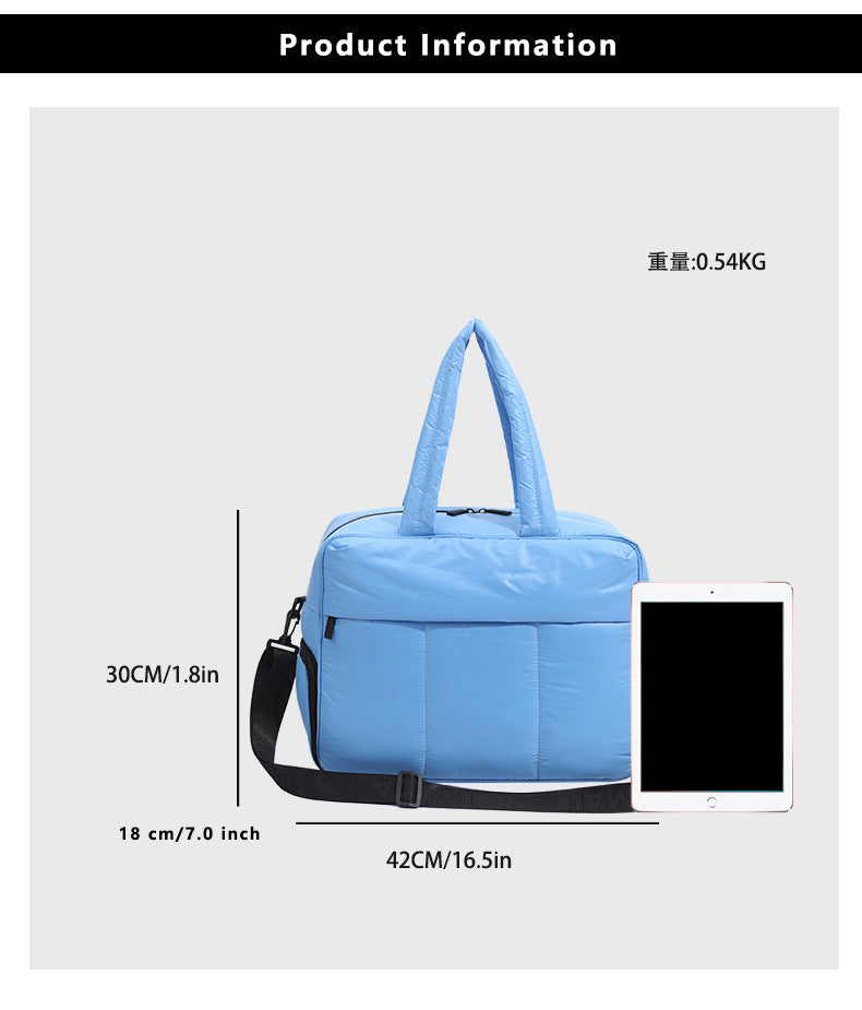 Large Capacity Duffel Bag for Women – Multifunctional Shoulder Bag with Dry Wet Separation for Travel