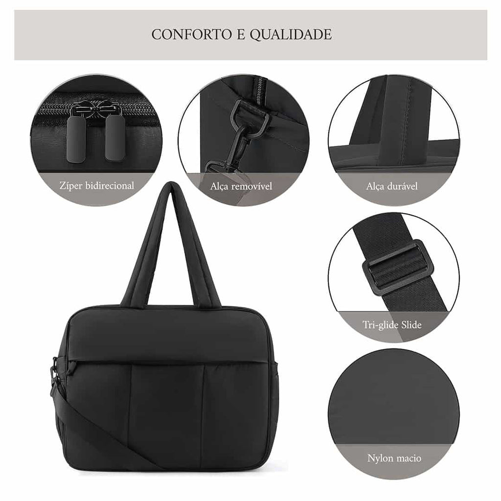 Large Capacity Duffel Bag for Women – Multifunctional Shoulder Bag with Dry Wet Separation for Travel