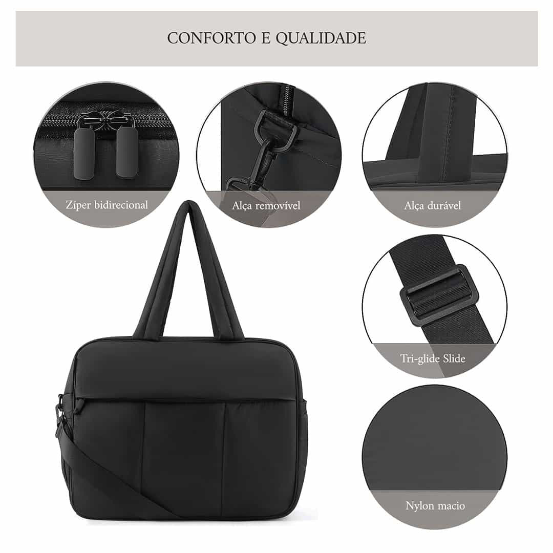 Large Capacity Duffel Bag for Women – Multifunctional Shoulder Bag with Dry Wet Separation for Travel