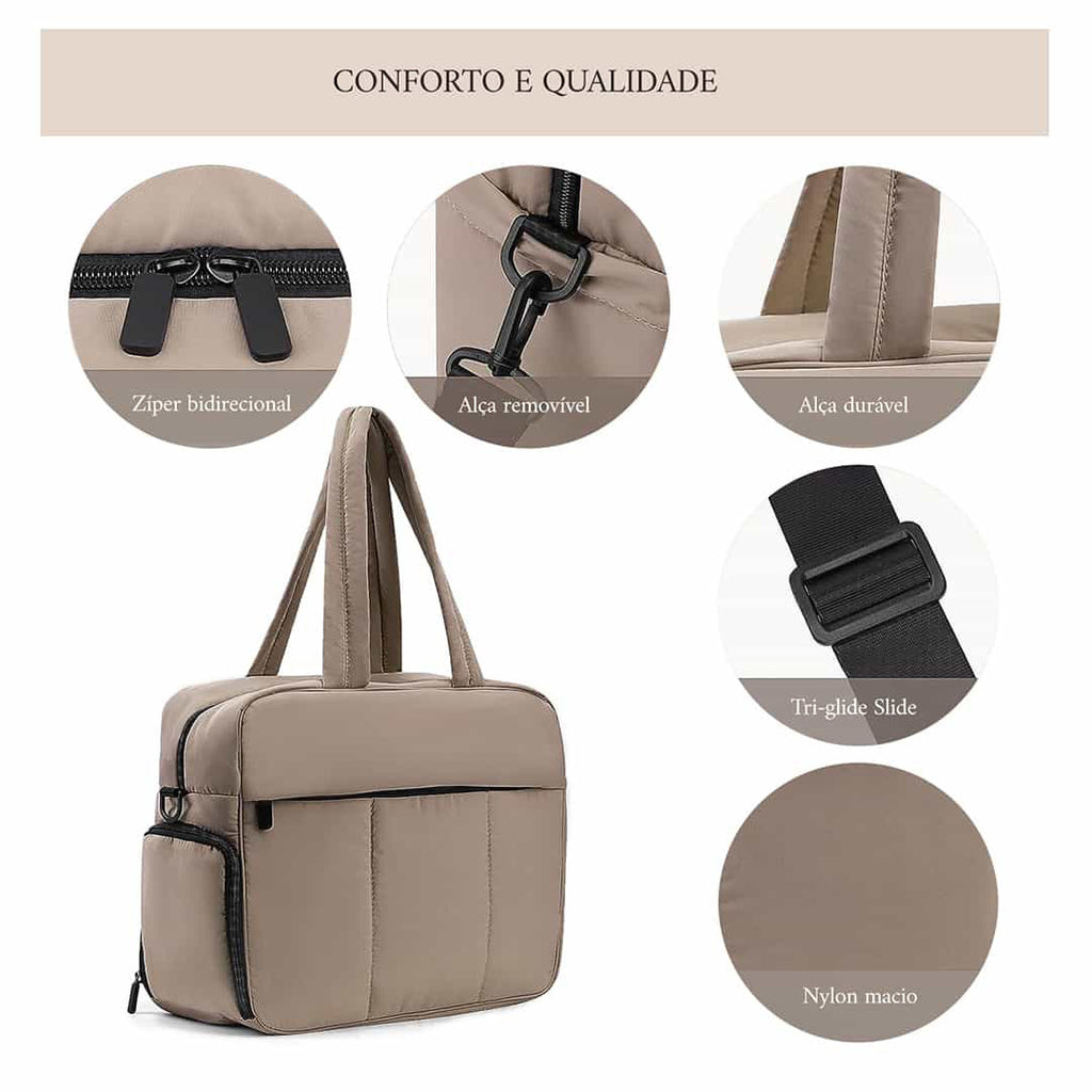 Large Capacity Duffel Bag for Women – Multifunctional Shoulder Bag with Dry Wet Separation for Travel