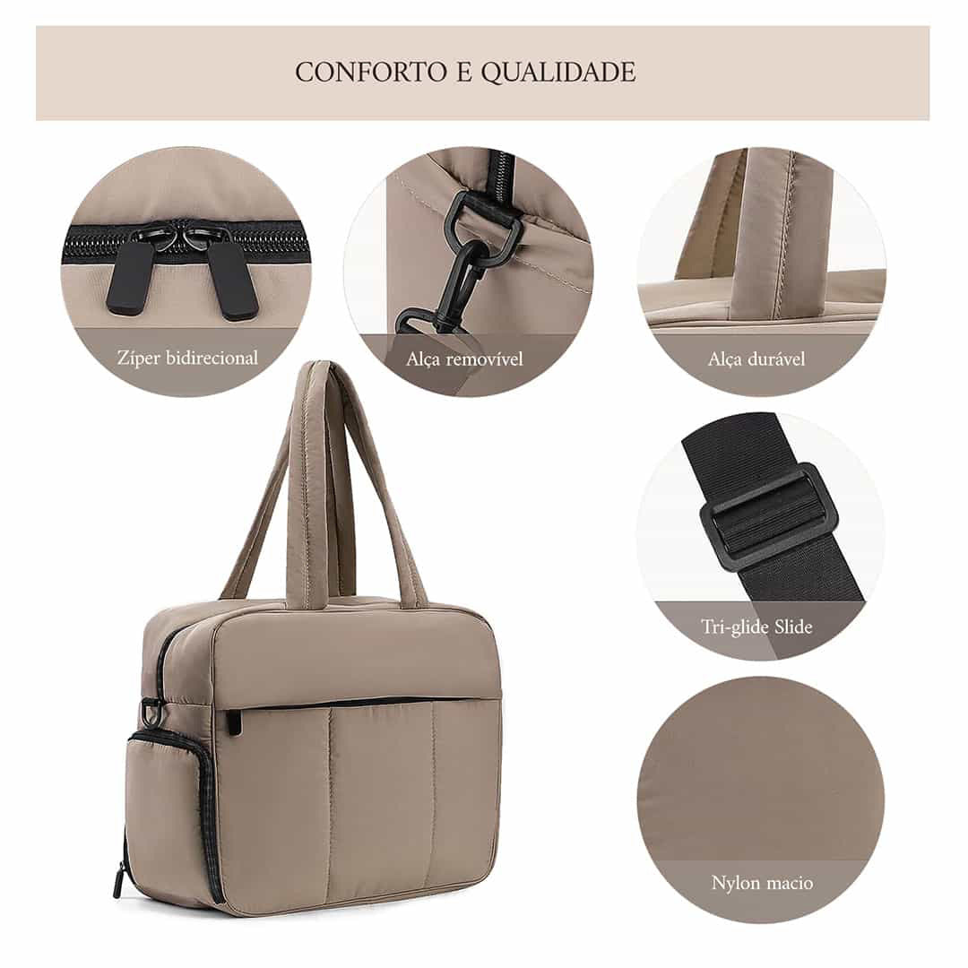 Large Capacity Duffel Bag for Women – Multifunctional Shoulder Bag with Dry Wet Separation for Travel