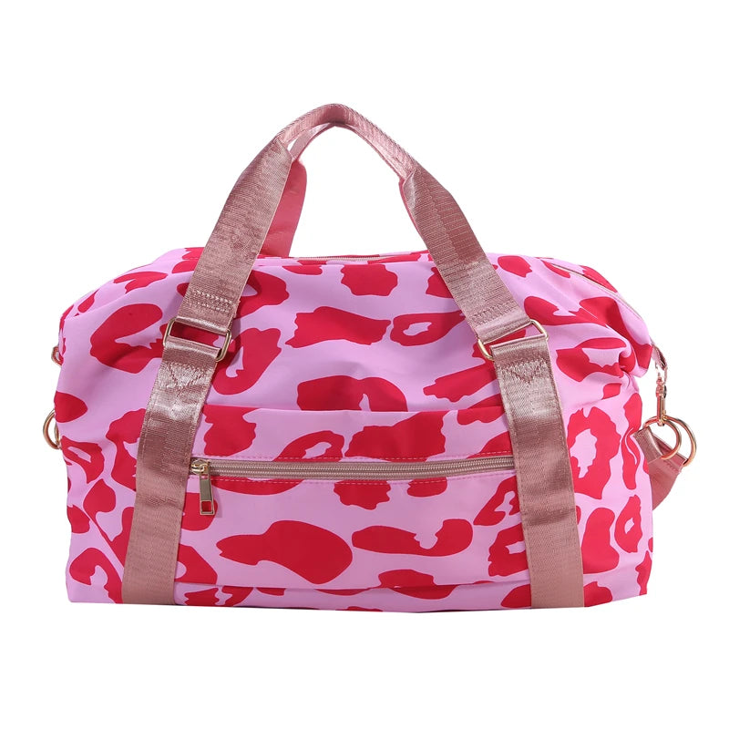 Large Capacity Women Travel Bag Duffle Shoulder Bag for Girls - Multi-functional Fitness Handbag