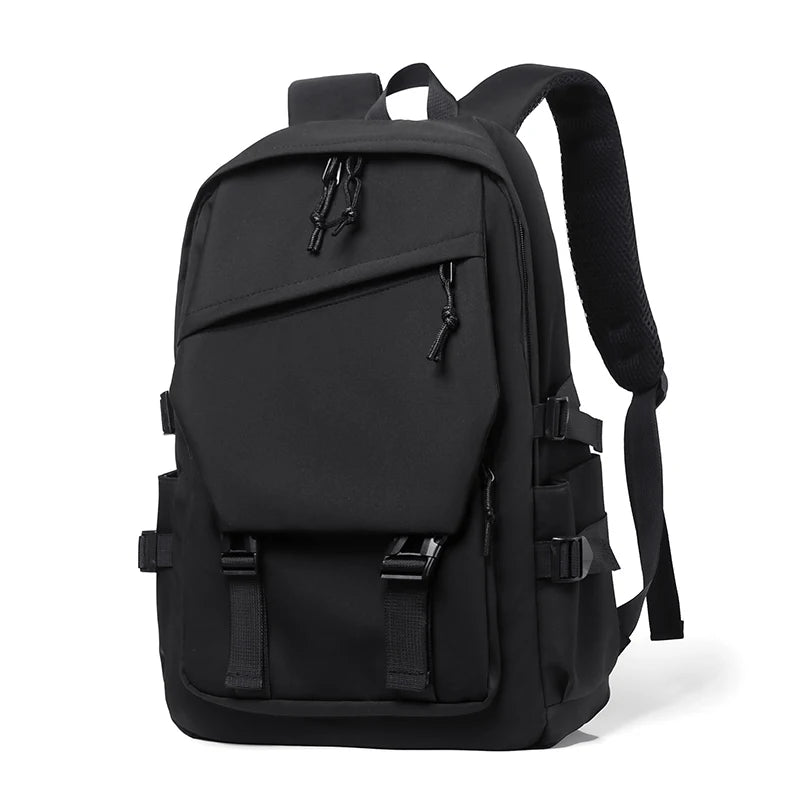 Simple Solid Color Travel Backpack - Ample Storage for Commuting, School, Work, and Outings