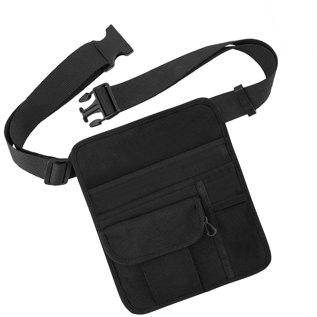 Money Pouch Apron Bag for Restaurant Servers with Adjustable Belt - Utility Pocket Organizer for Waiters and Waitresses