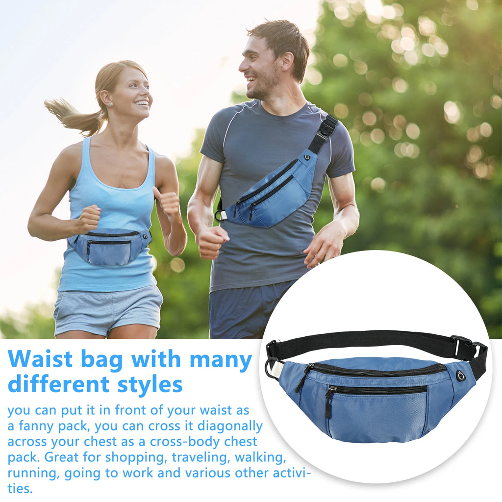 Fanny Packs for Women Men Belt Bag Fashion Waist Packs Lightweight Crossbody Bags Bum Bag for Outdoor Running Hiking Travel