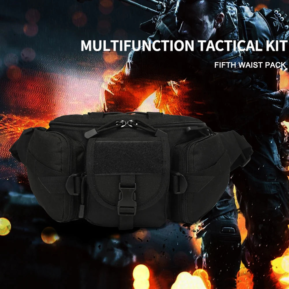 Fanny Pack High Quality - Outdoor Sports Waist Pouch Multipurpose Belt Bags for Camping, Hiking, Traveling, Running, Fishing