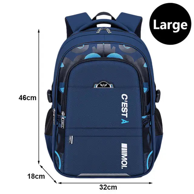 School Backpack for Boys - Kids Teenager Bookbag, Durable School Bag, Stylish Backpack for Primary School