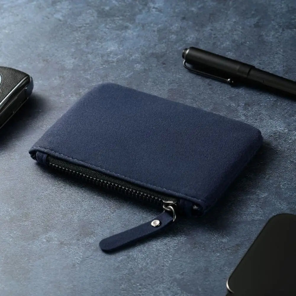 Fashion Mini Wallets - PU Zipper Coin Purses, Card Holders, and Money Bags for Women and Men