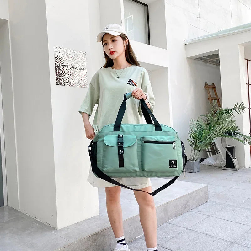 Large Crossbody Duffle Bag - Fashionable Women's Travel Bag & Casual Sport Shoulder Handbag for Quality Luggage