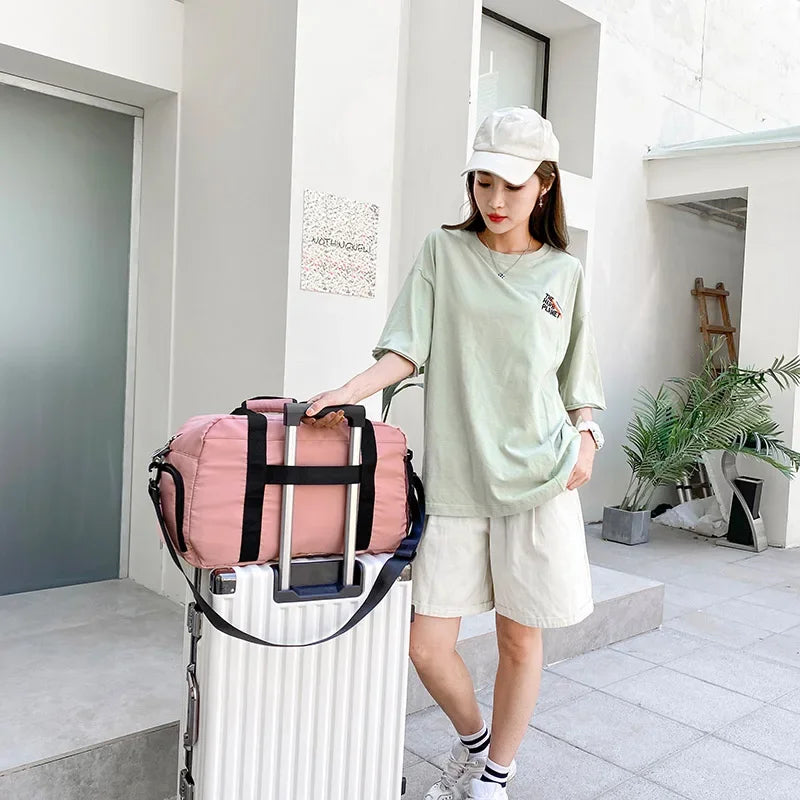 Large Crossbody Duffle Bag - Fashionable Women's Travel Bag & Casual Sport Shoulder Handbag for Quality Luggage