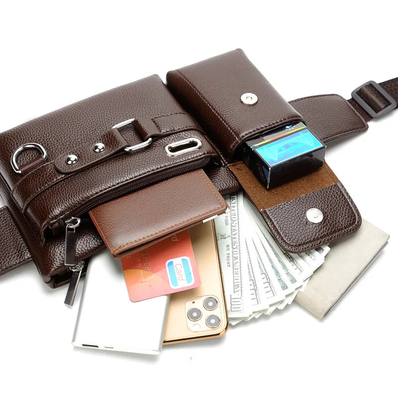 Men Fanny Pack Crossbody Pouch Waist Bag - Custom Wholesale Options Available