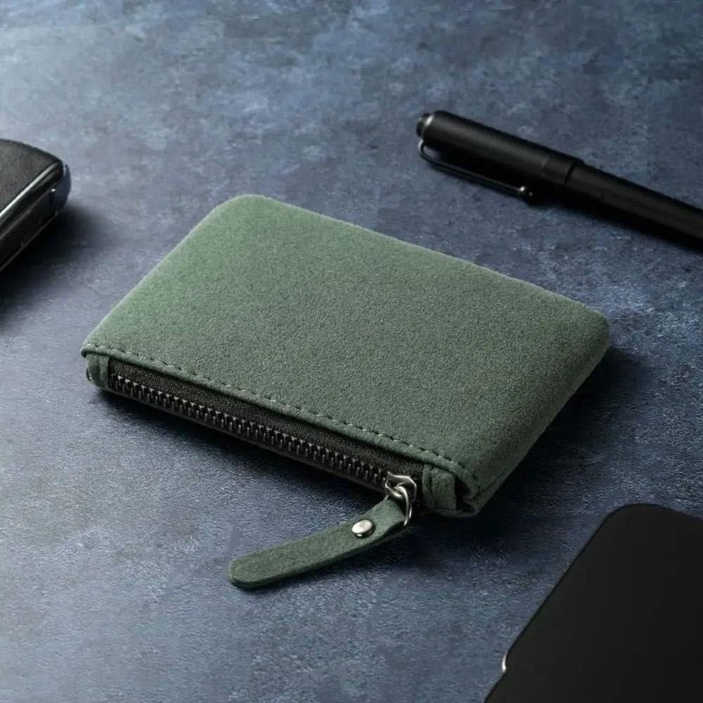 Fashion Mini Wallets - PU Zipper Coin Purses, Card Holders, and Money Bags for Women and Men