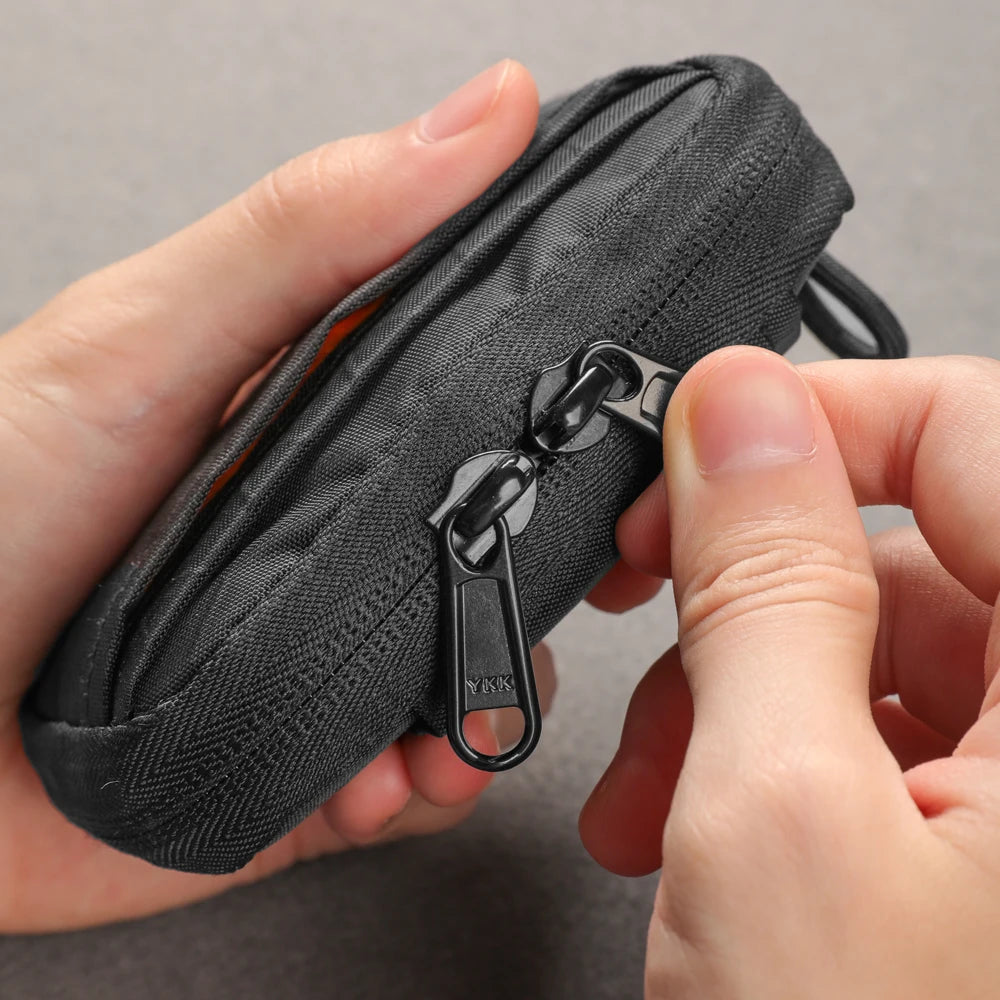Small EDC Organizer Pouch - Utility Pouch for Multitools, Cards, Keys, Coins, Money, and Pills