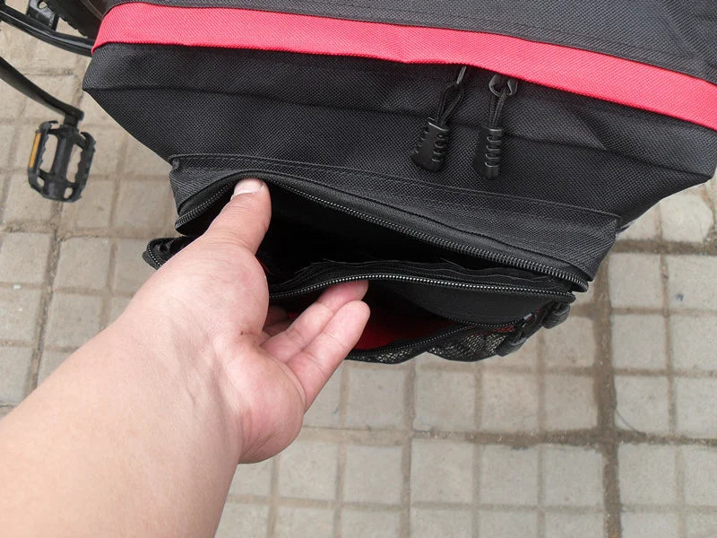 Camel Bag Bicycle Duffle Bag - Waterproof Large Capacity Multi-Pocket Design for Long Distance Cycling Travel