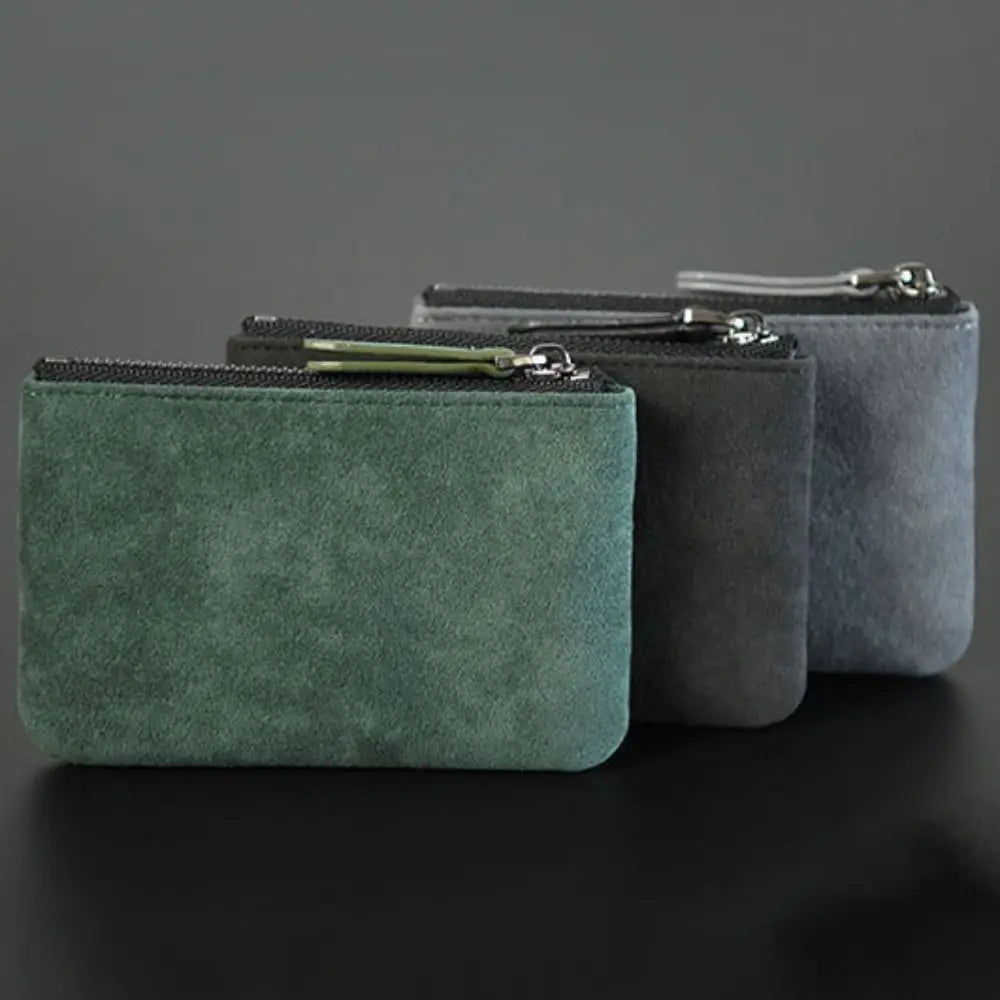 Fashion Mini Wallets - PU Zipper Coin Purses, Card Holders, and Money Bags for Women and Men