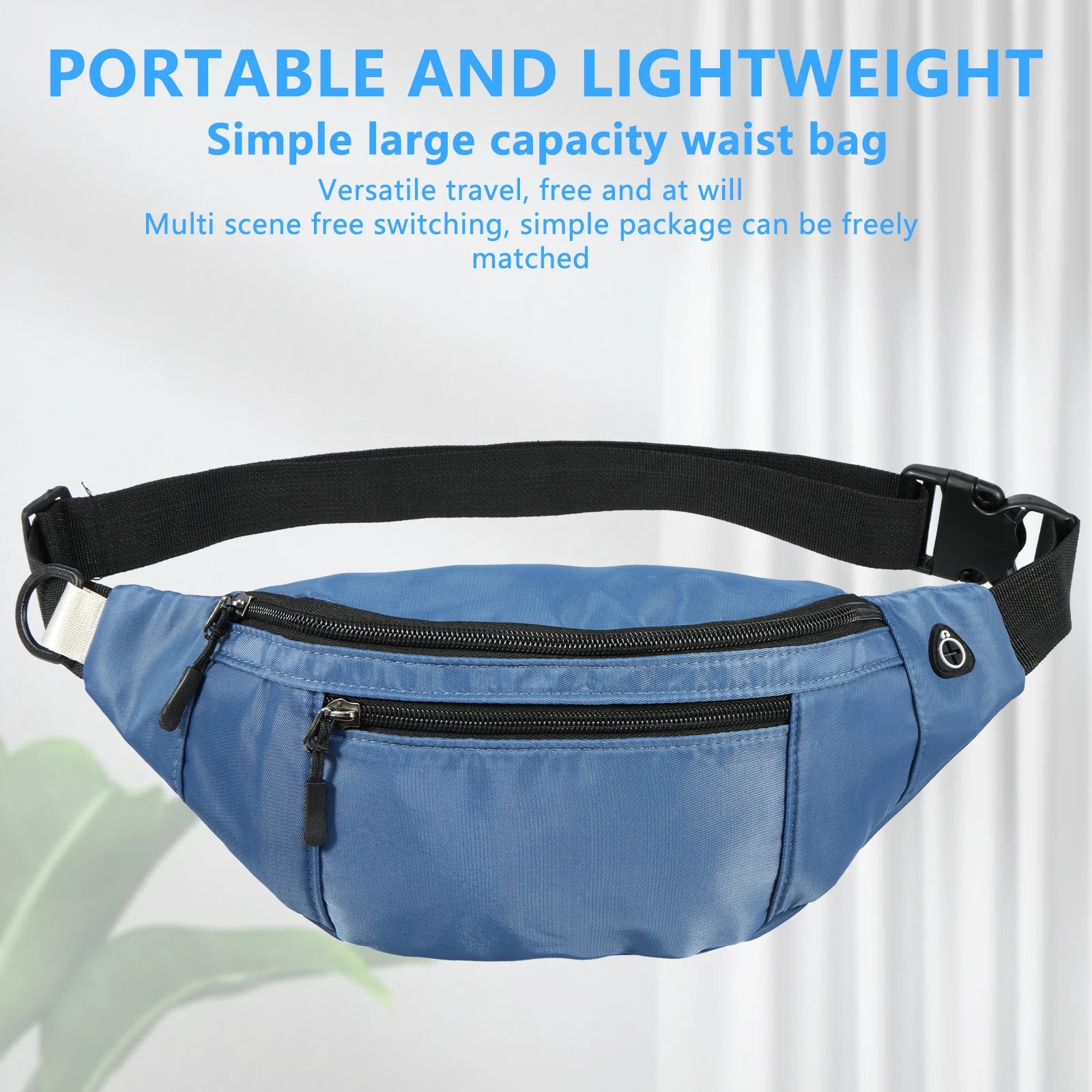 Fanny Packs for Women Men Belt Bag Fashion Waist Packs Lightweight Crossbody Bags Bum Bag for Outdoor Running Hiking Travel
