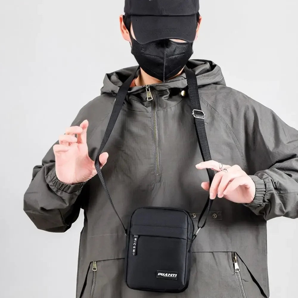 Multi-Function Crossbody Bag for Men - High Quality Nylon Messenger Bag, Casual Handbag and Shoulder Bag