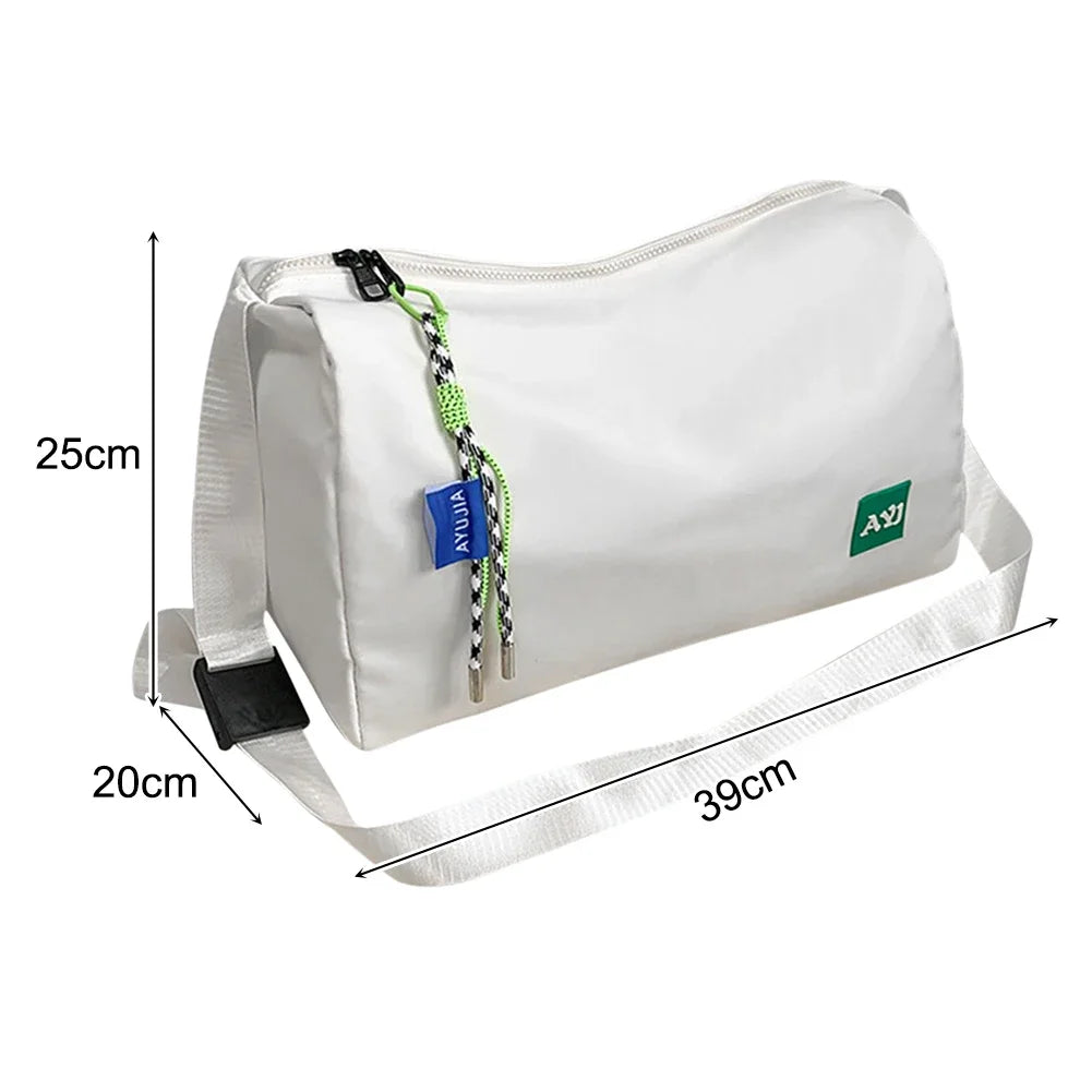 Expandable Duffle Bag - Large Capacity Collapsible Trolley Bag with Dry-Wet Separation for Business Trips