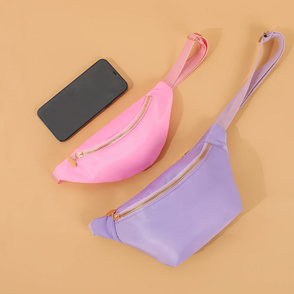 Fanny Pack for Women - Adjustable Waterproof Women's Nylon Fanny Pack with Zipper Design