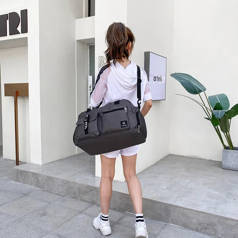 Large Crossbody Duffle Bag - Fashionable Women's Travel Bag & Casual Sport Shoulder Handbag for Quality Luggage