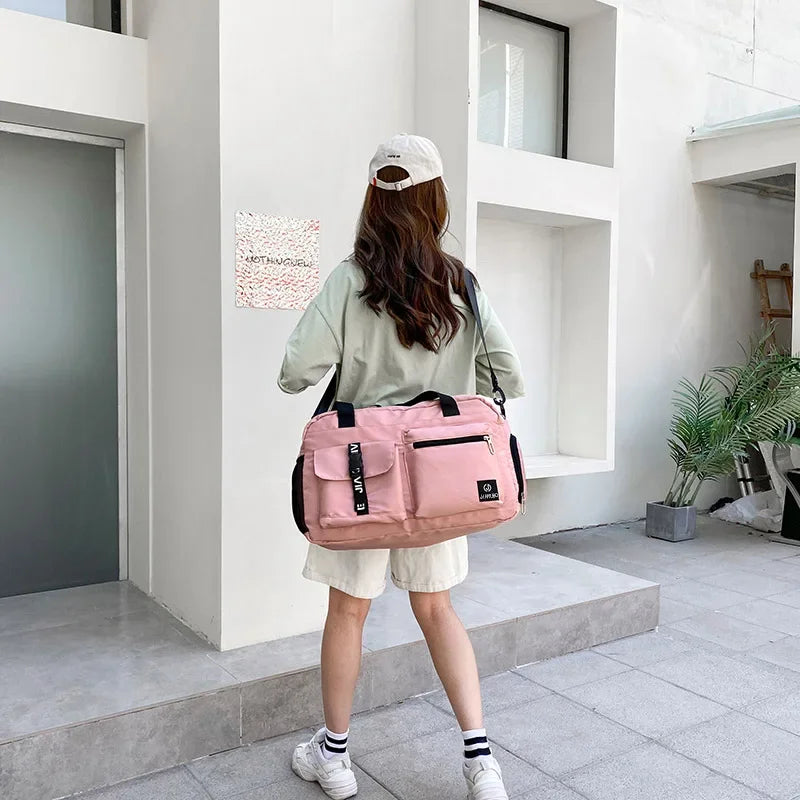 Large Crossbody Duffle Bag - Fashionable Women's Travel Bag & Casual Sport Shoulder Handbag for Quality Luggage