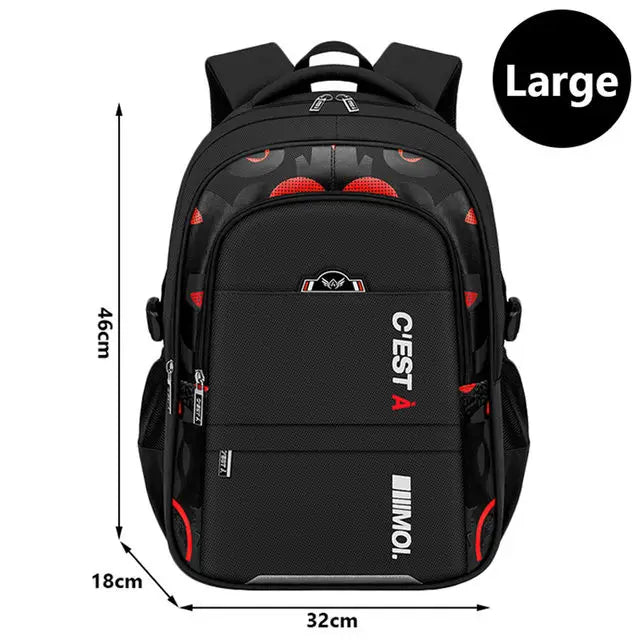 School Backpack for Boys - Kids Teenager Bookbag, Durable School Bag, Stylish Backpack for Primary School