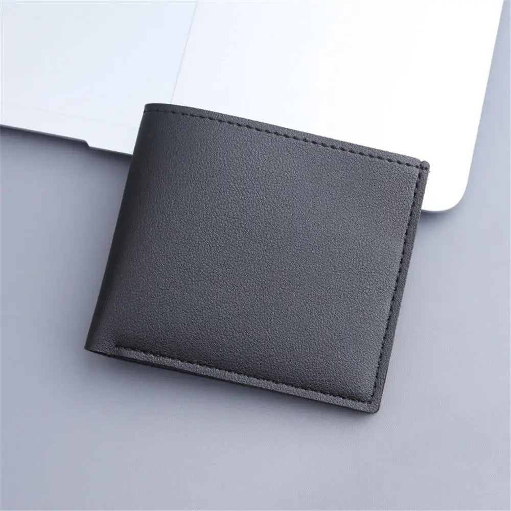 Vintage Pu Leather Wallet Minimalist Purse For Men Money Change Pouch Credit Card Holder Man Birthday Gifts