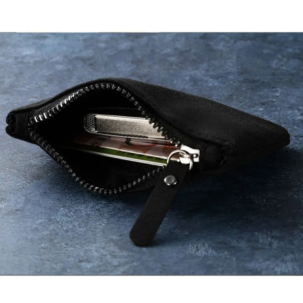 Fashion Mini Wallets - PU Zipper Coin Purses, Card Holders, and Money Bags for Women and Men
