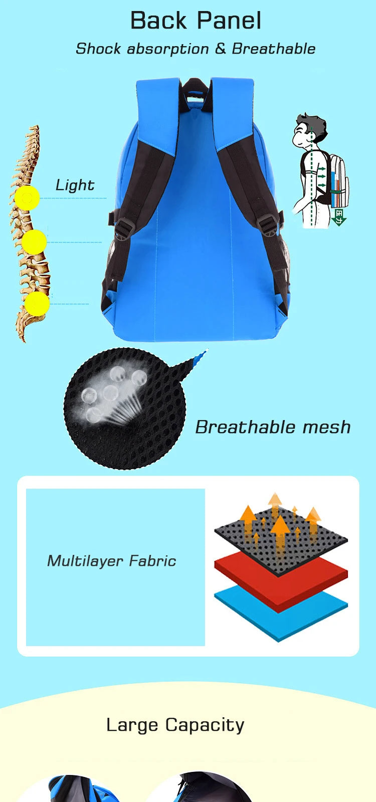 School Backpack for Boys - Kids Teenager Bookbag, Durable School Bag, Stylish Backpack for Primary School