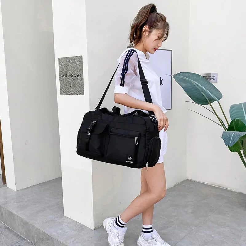 Large Crossbody Duffle Bag - Fashionable Women's Travel Bag & Casual Sport Shoulder Handbag for Quality Luggage
