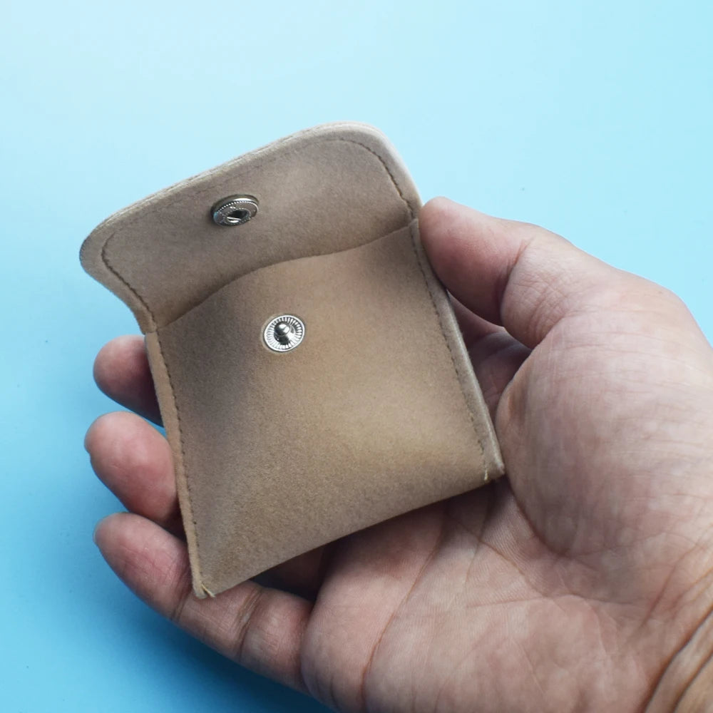 1pc Mini Fabric Coin Pouch Velvet Cloth Money Bag Wallet