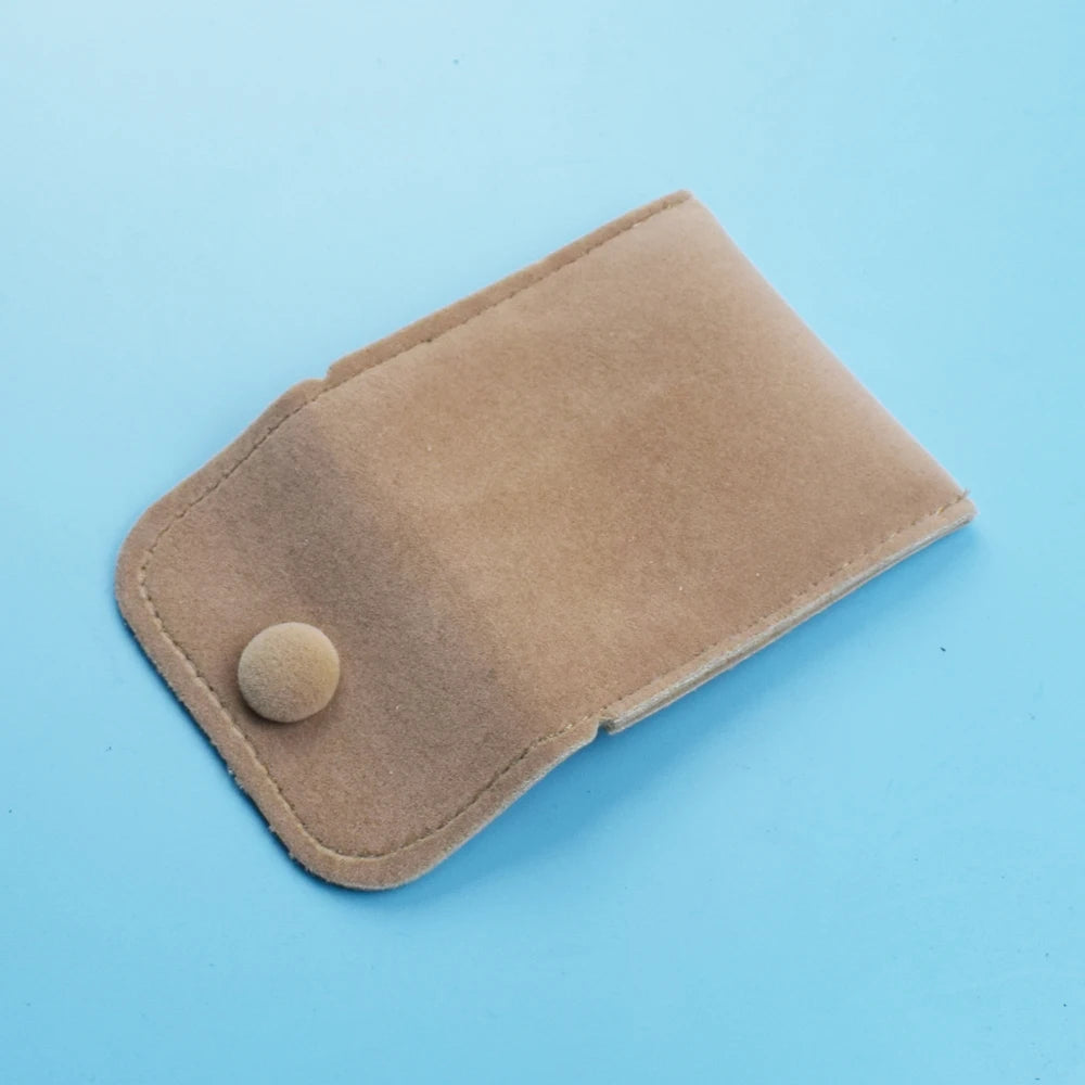 1pc Mini Fabric Coin Pouch Velvet Cloth Money Bag Wallet