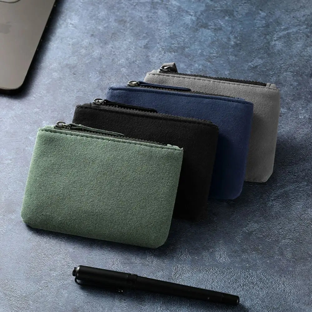 Fashion Mini Wallets - PU Zipper Coin Purses, Card Holders, and Money Bags for Women and Men