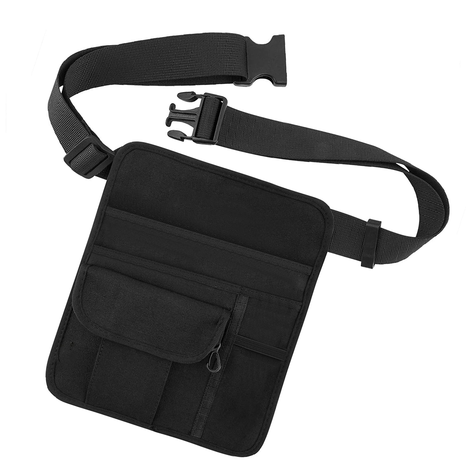 Money Pouch Apron Bag for Restaurant Servers with Adjustable Belt - Utility Pocket Organizer for Waiters and Waitresses