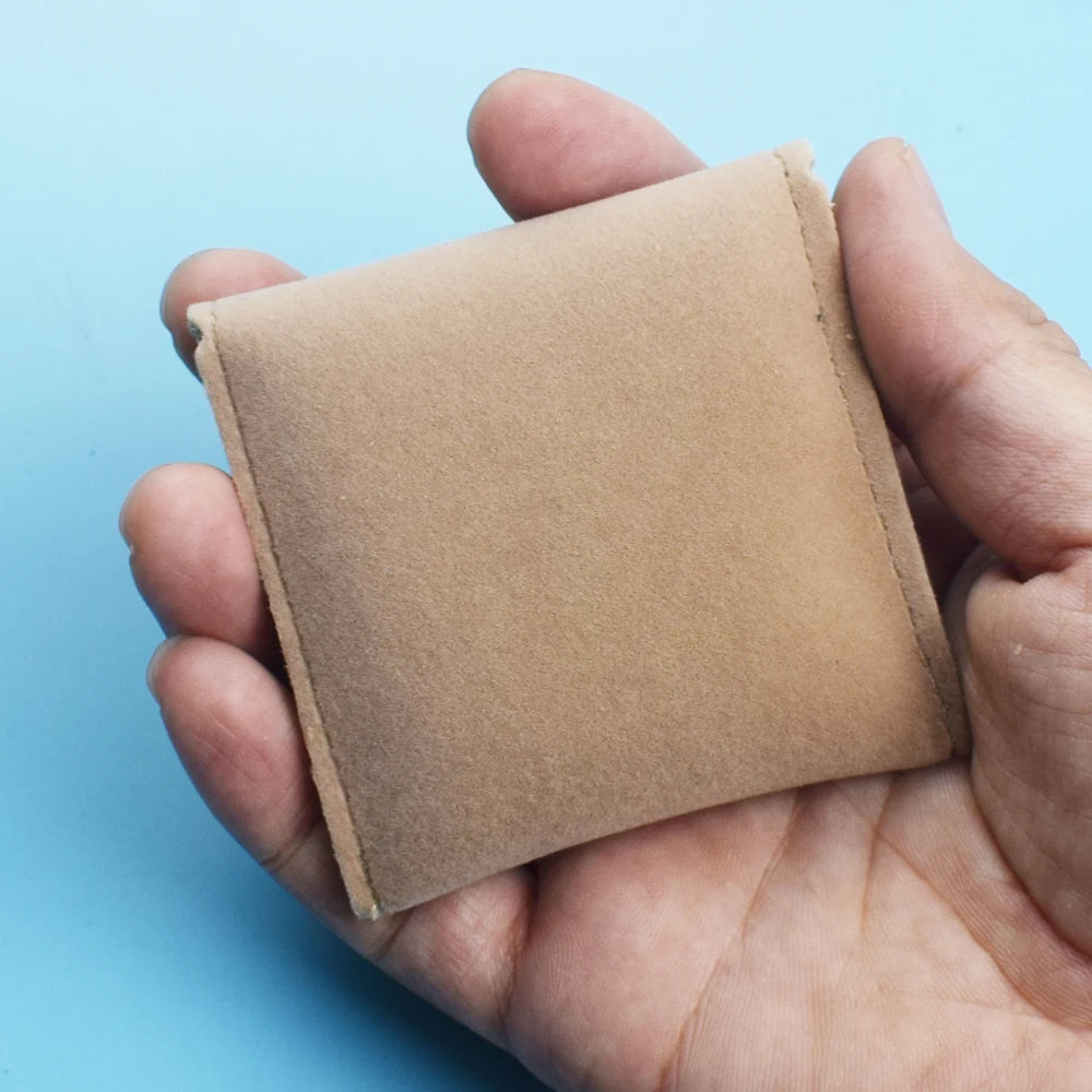 1pc Mini Fabric Coin Pouch Velvet Cloth Money Bag Wallet