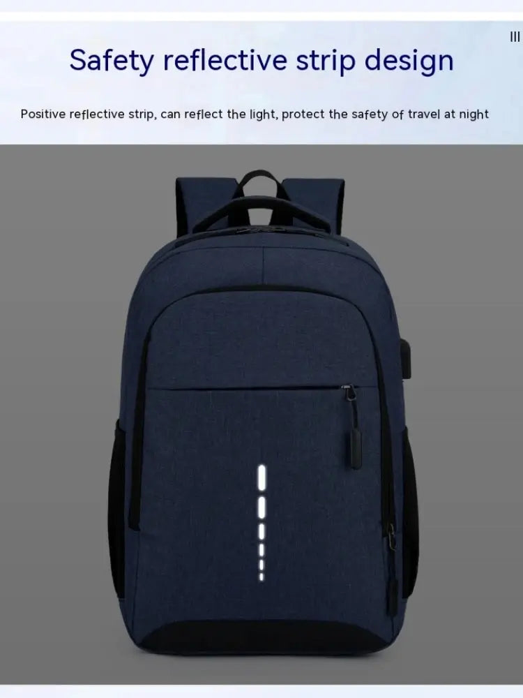 Men's Large Backpack - Simple Fashion Travel Bag for Students and Commuters