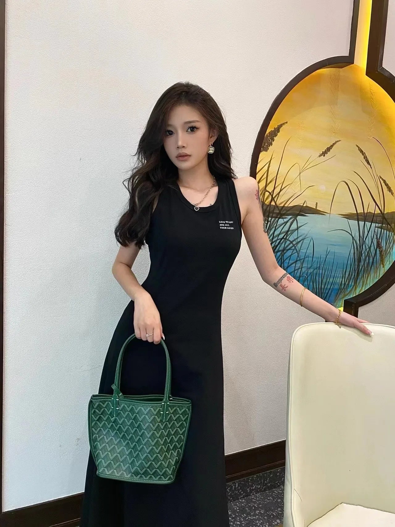 large capacity tote bag A+++++ little bag one shoulder handbag double sides leather mini Mummy shopping bag