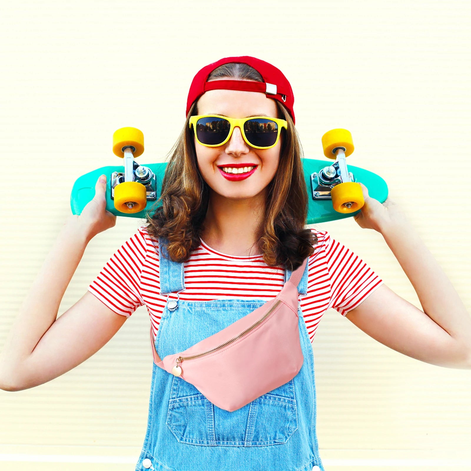 Fanny Pack for Women - Adjustable Waterproof Women's Nylon Fanny Pack with Zipper Design