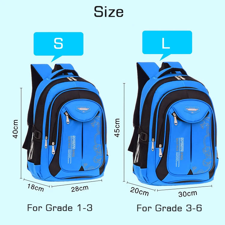School Backpack for Boys - Kids Teenager Bookbag, Durable School Bag, Stylish Backpack for Primary School