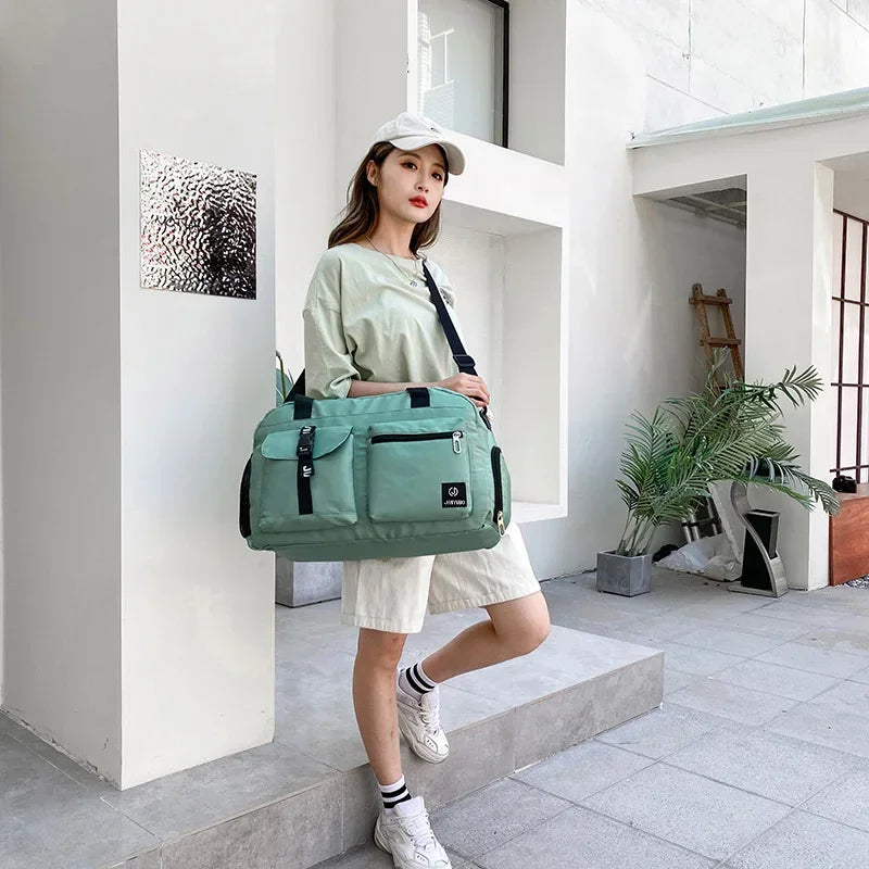 Large Crossbody Duffle Bag - Fashionable Women's Travel Bag & Casual Sport Shoulder Handbag for Quality Luggage