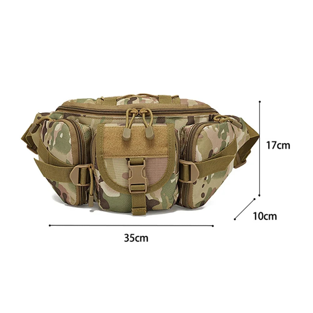 Fanny Pack High Quality - Outdoor Sports Waist Pouch Multipurpose Belt Bags for Camping, Hiking, Traveling, Running, Fishing