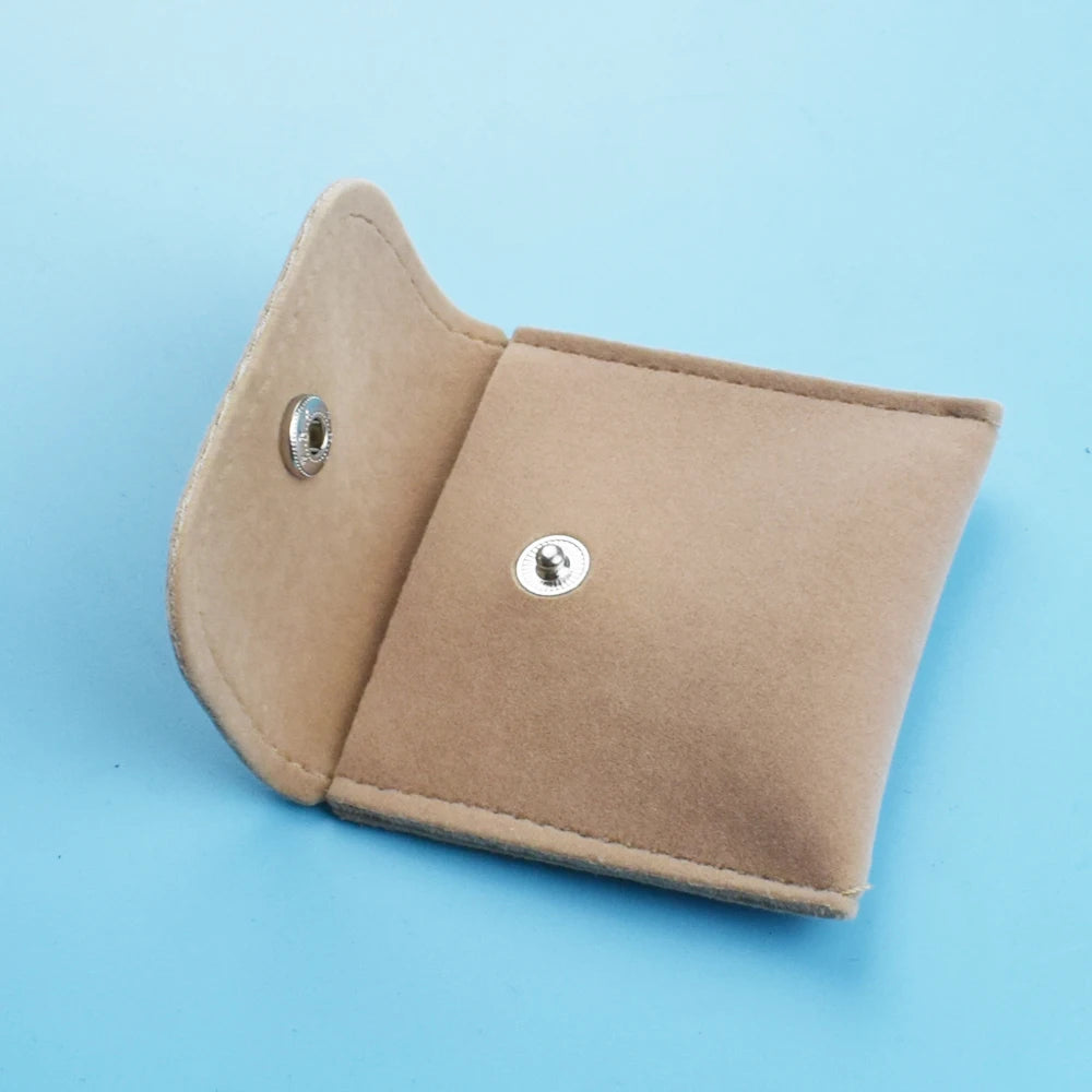 1pc Mini Fabric Coin Pouch Velvet Cloth Money Bag Wallet