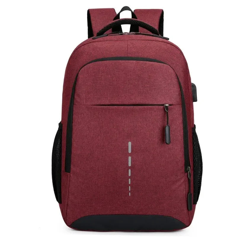 Men's Large Backpack - Simple Fashion Travel Bag for Students and Commuters