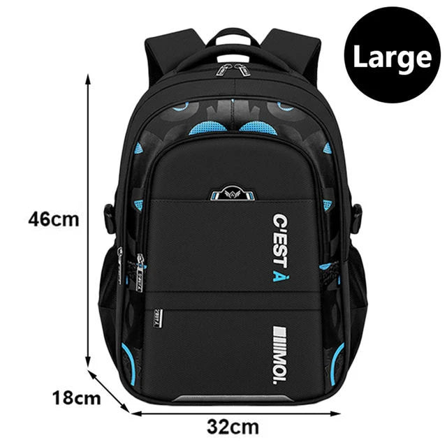 School Backpack for Boys - Kids Teenager Bookbag, Durable School Bag, Stylish Backpack for Primary School